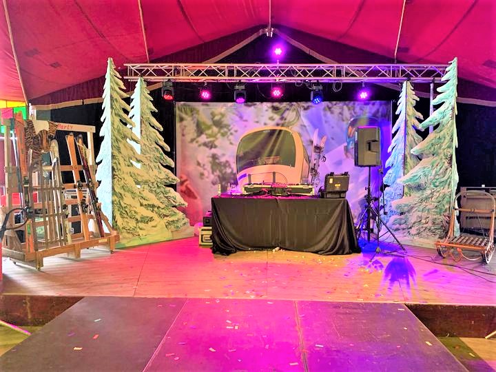 verhuur apres ski party dj booth huren