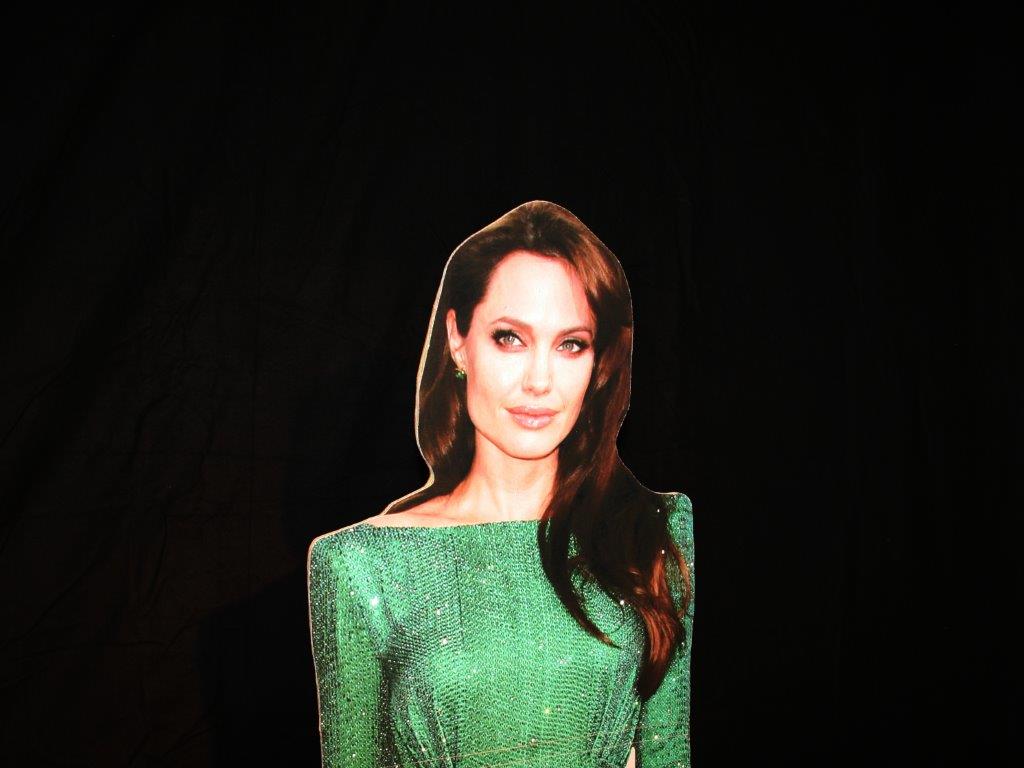 verhuur levensgrote foto Angelina Jolie huren