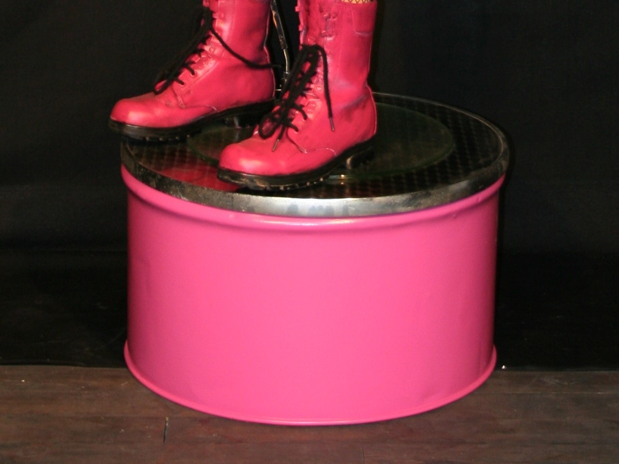 verhuur roze sokkel voor pink party huren