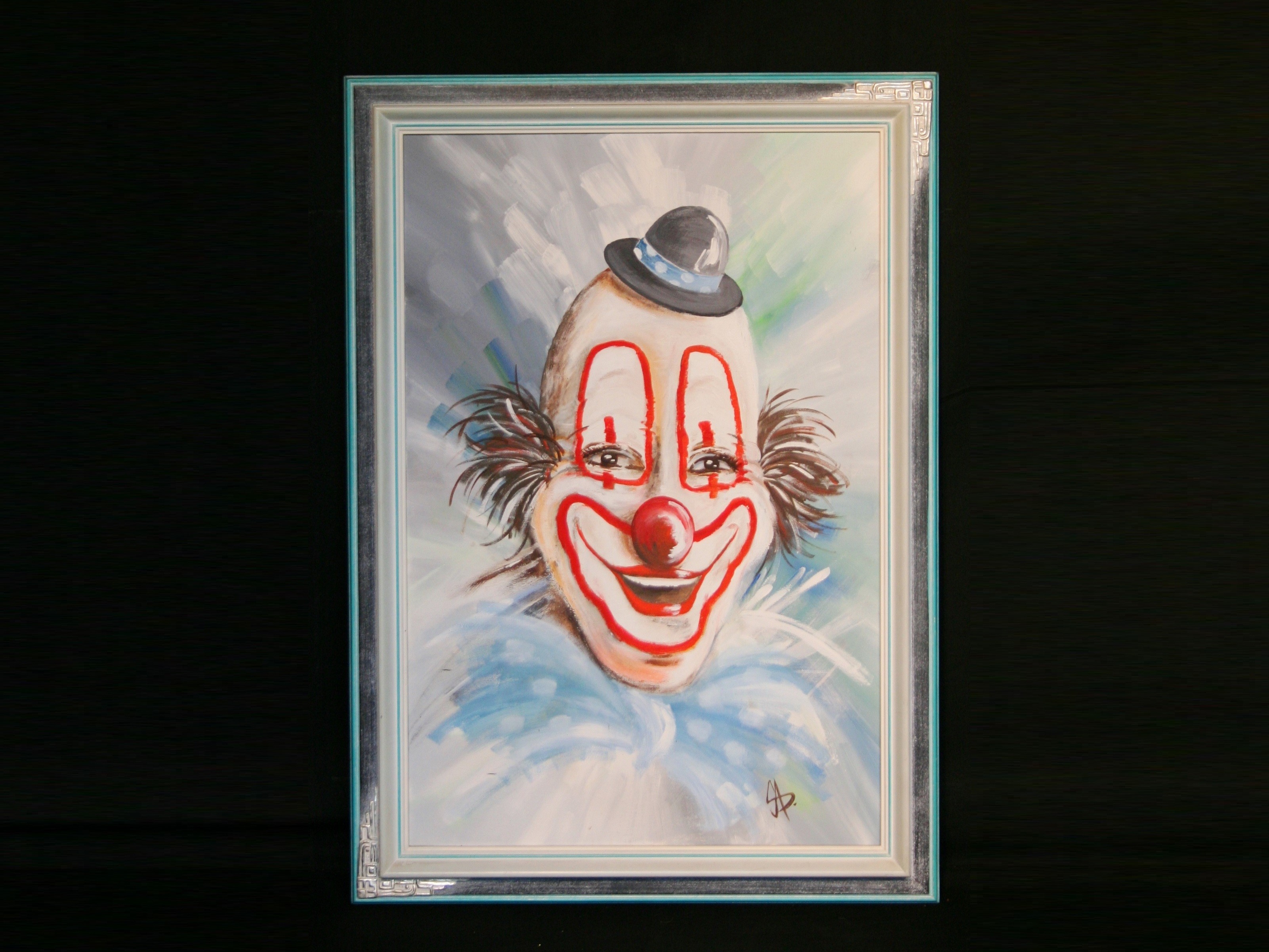 verhuur clown schilderij huren