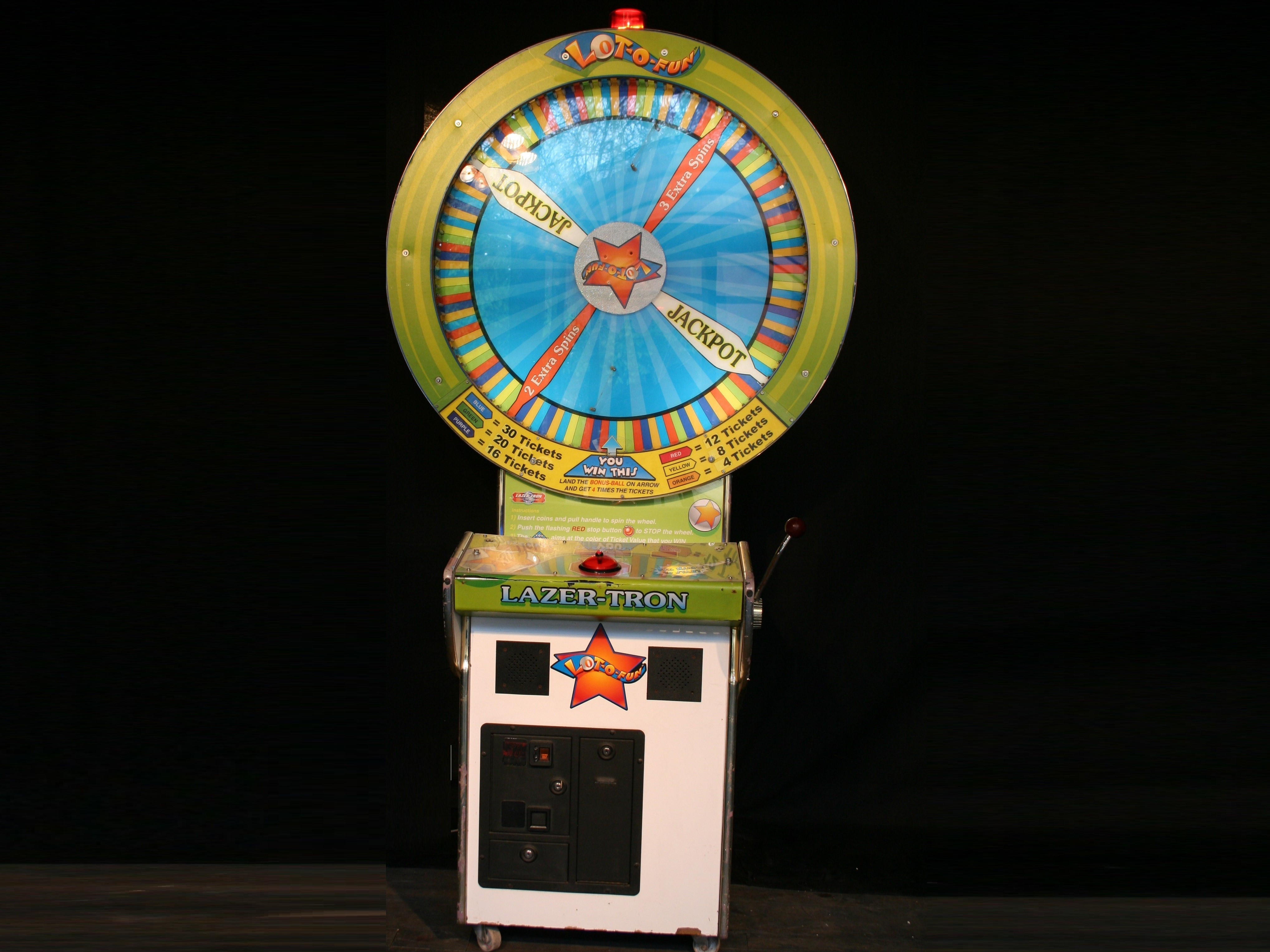 verhuur vintage rad van fortuin lunapark huren
