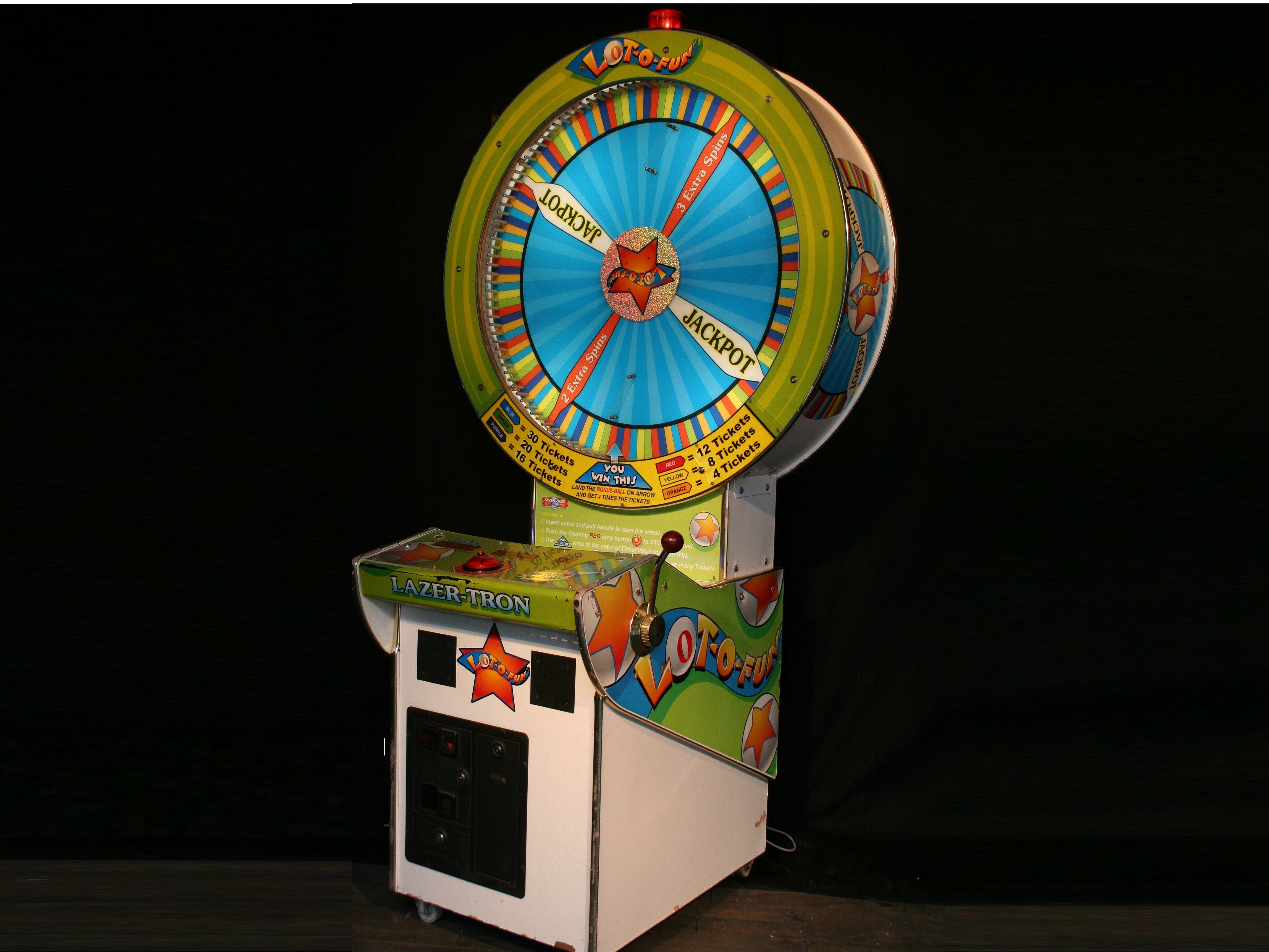 verhuur vintage rad van fortuin lunapark huren