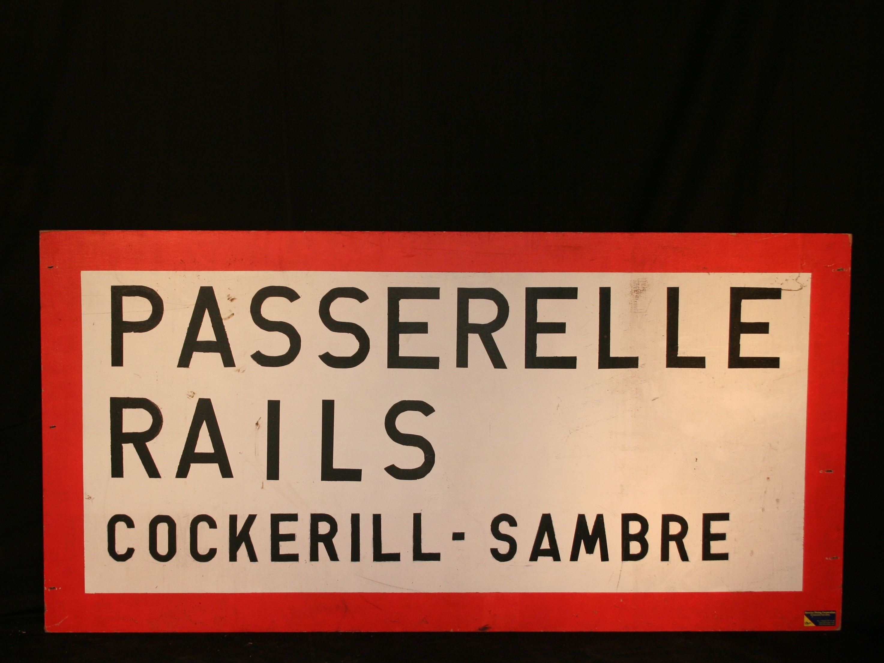 verhuur scheepvaartbord passerelle rails Cockerill Sambre huren