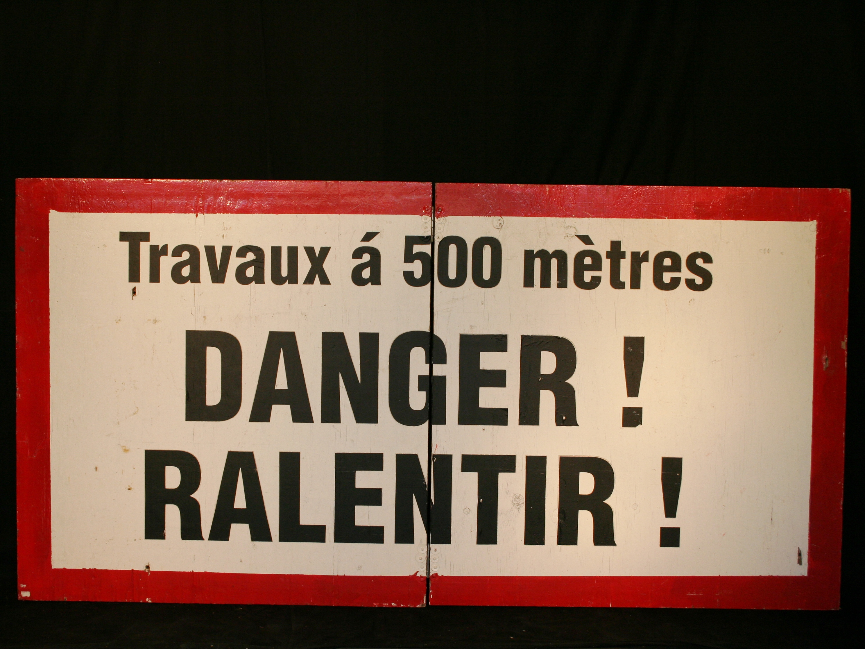 verhuur scheepvaartbord danger traveaux werken huren