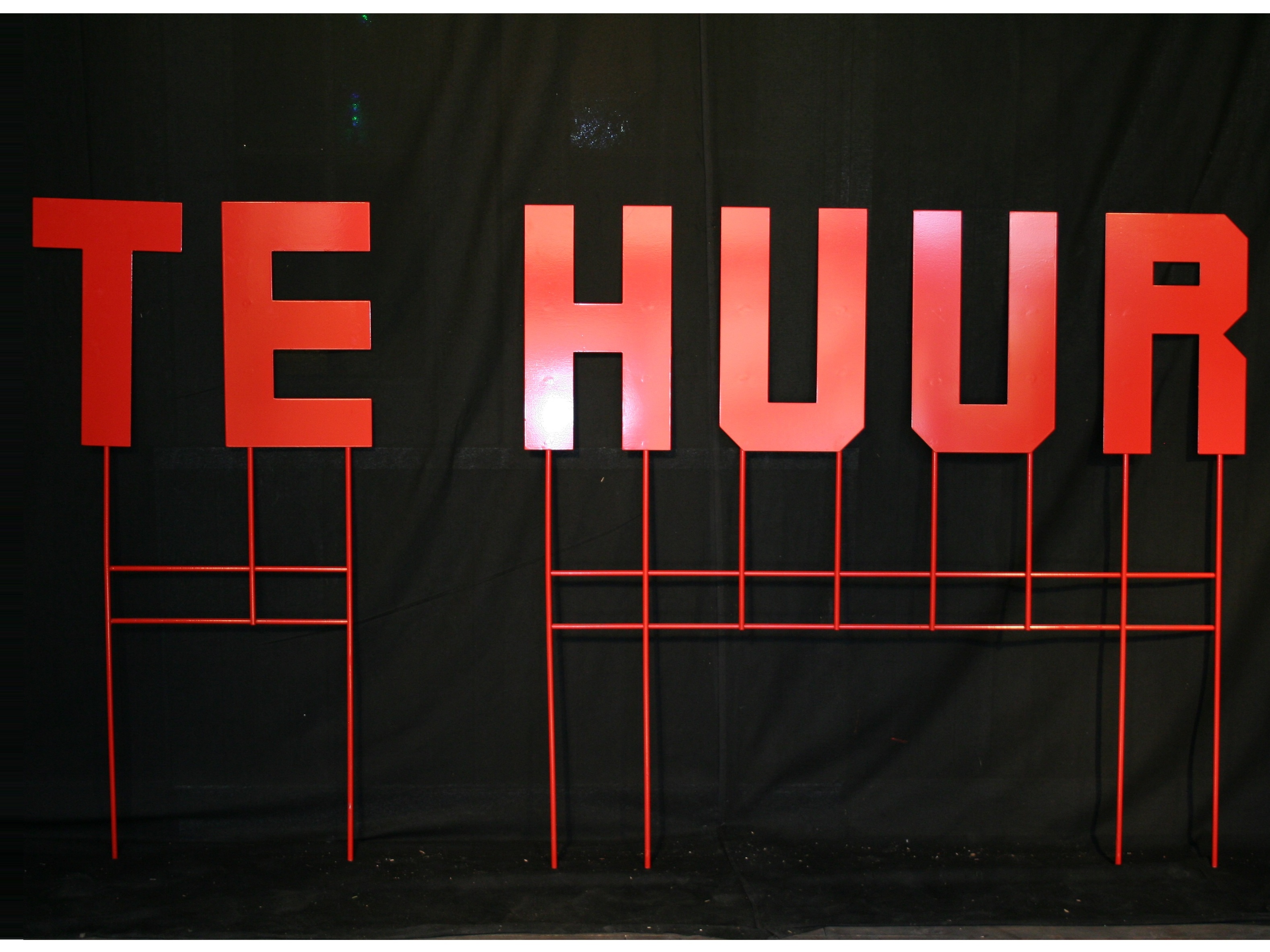 verhuur letters te huur huren