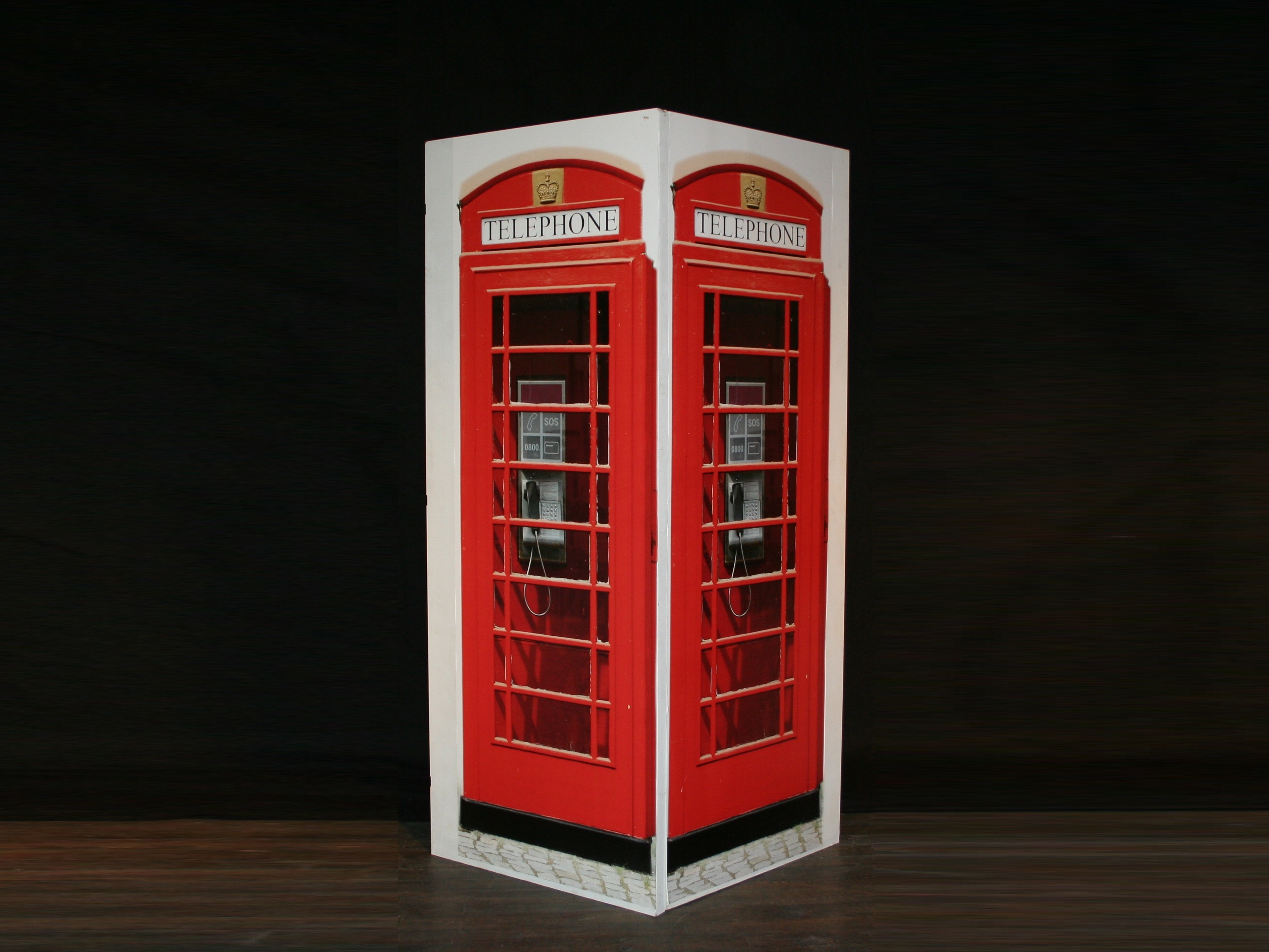 verhuur english phone booth huren