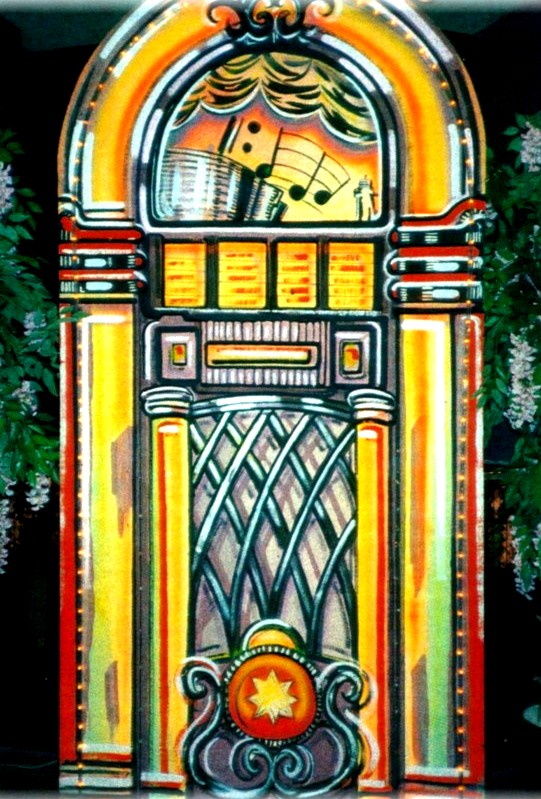 verhuur paneel Wurlitzer Juke Box te huur