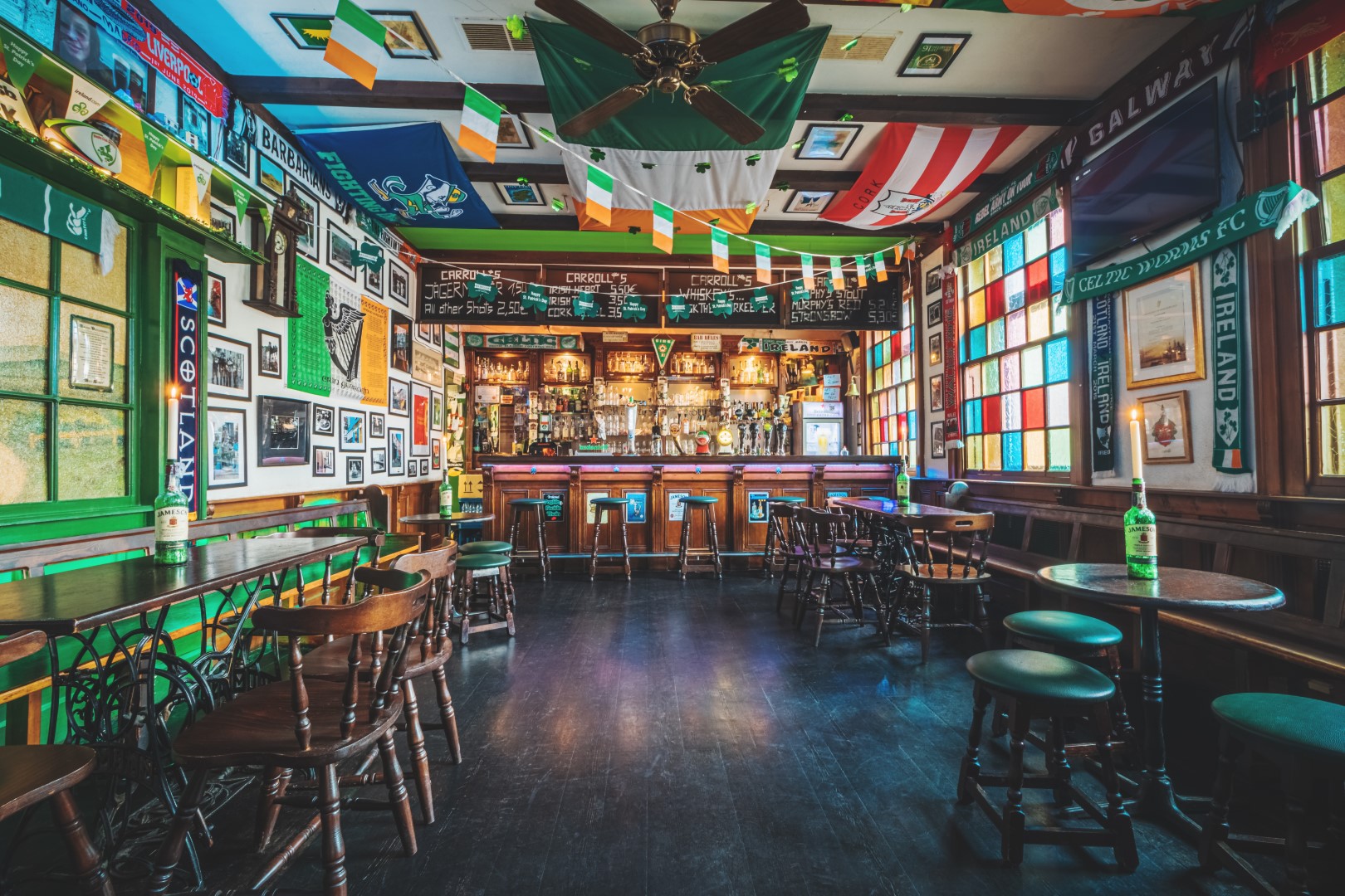 verhuur decor Irish Pub te huur