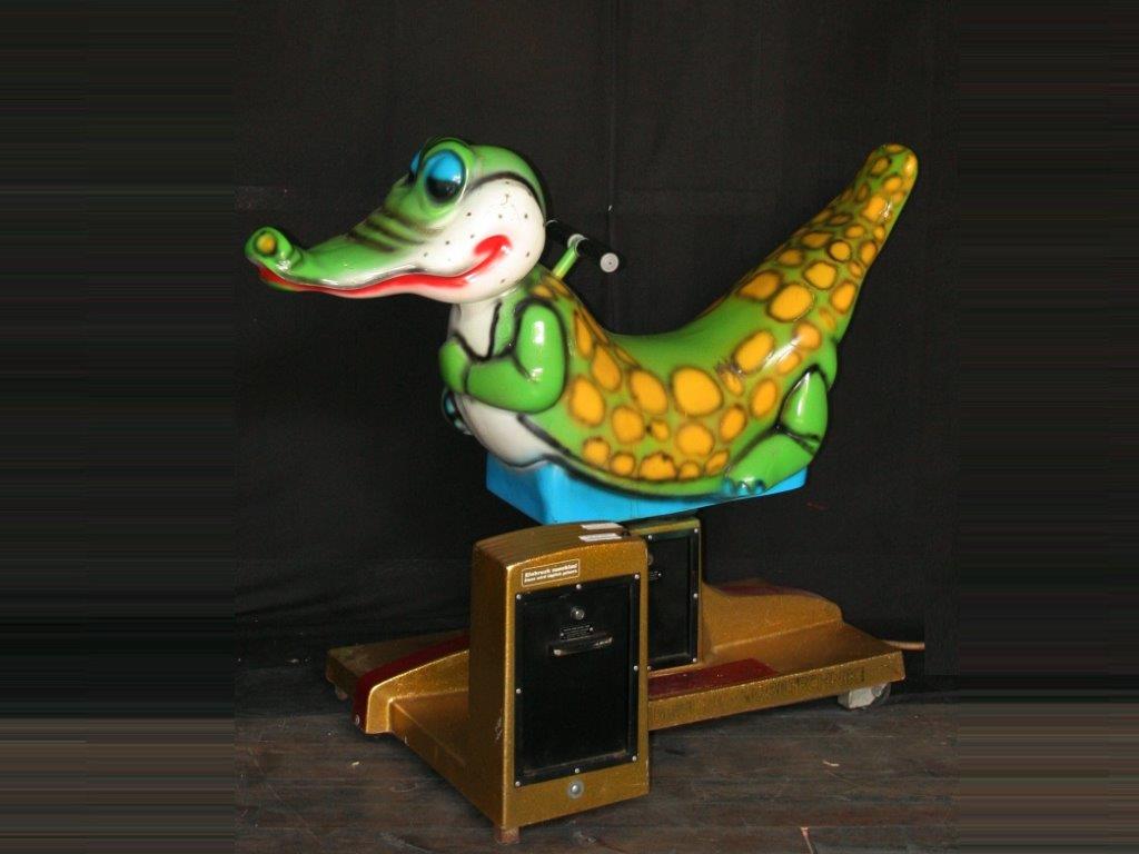 verhuur kiddie ride krokodil alligator huren