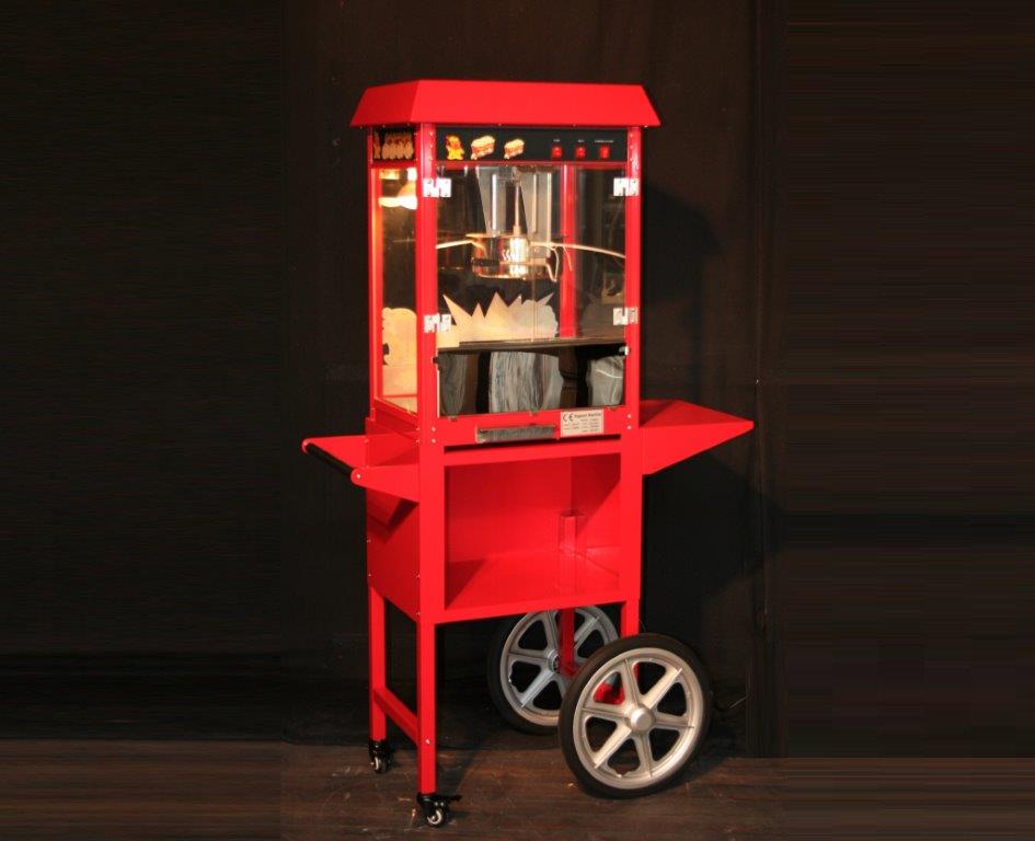 verhuur popcorn machine karretje  huren