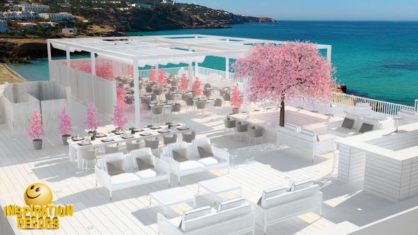 verhuur decors Ibiza Lounge te huur