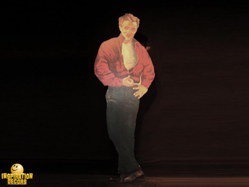 verhuur houten paneel James Dean huren