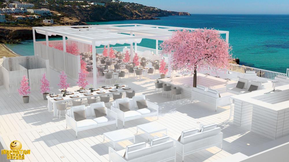 verhuur decors Ibiza Lounge te huur