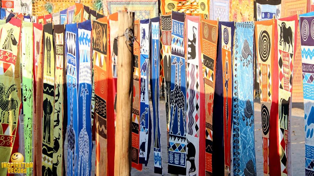 verhuur decor backdrop African colours huren for rent