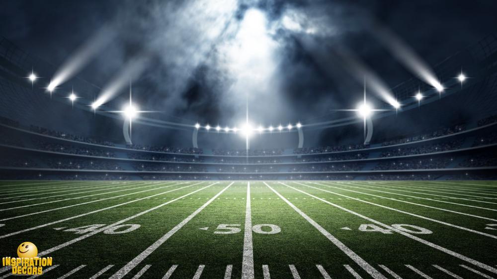 verhuur decor american footbal NFL yardlines stadion for rent