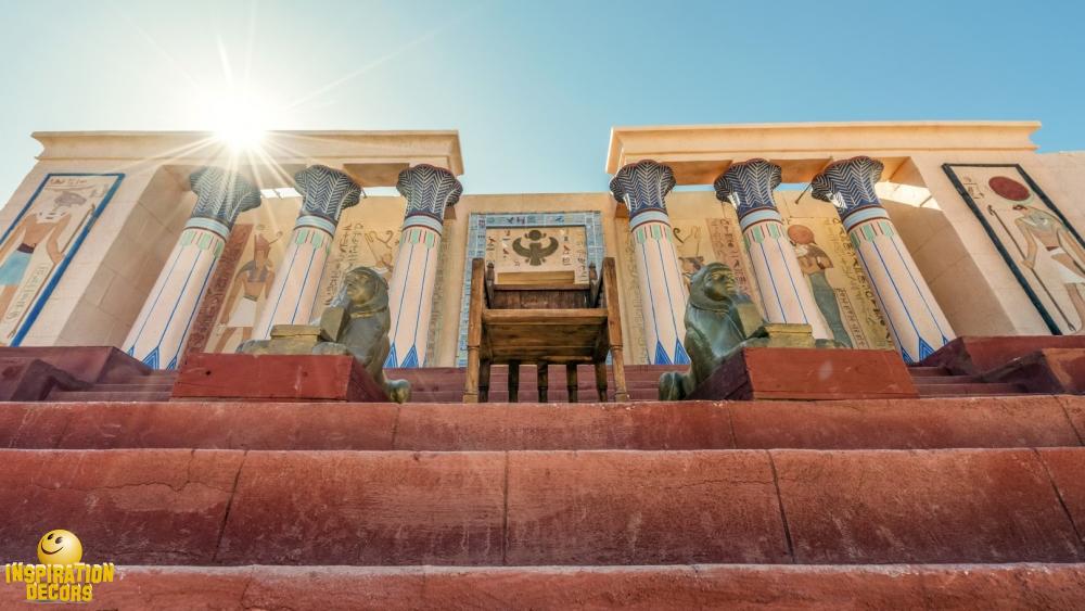verhuur Egypte Romeinse arena troon huren