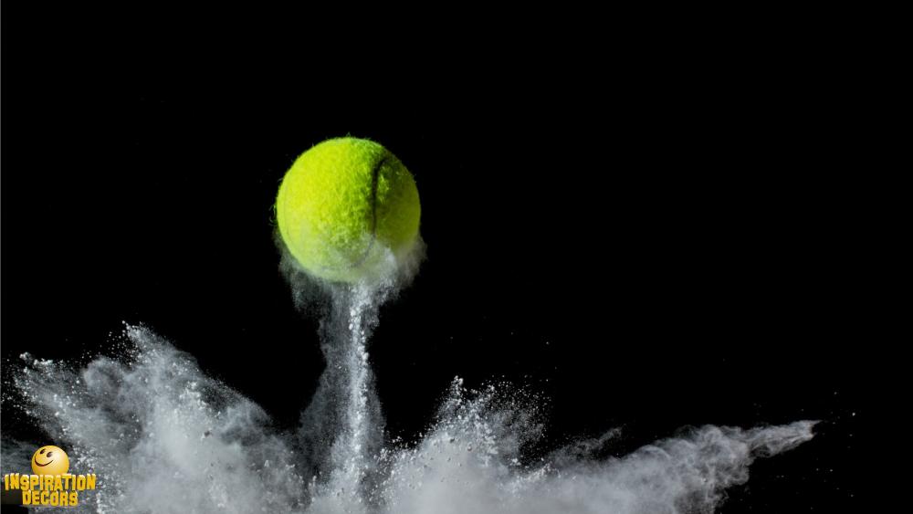 verhuur decor backdrop tennis chalk dust huren