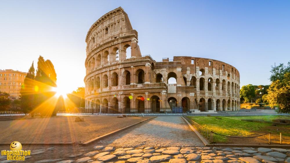 verhuur decor Colosseum Rome Italie huren