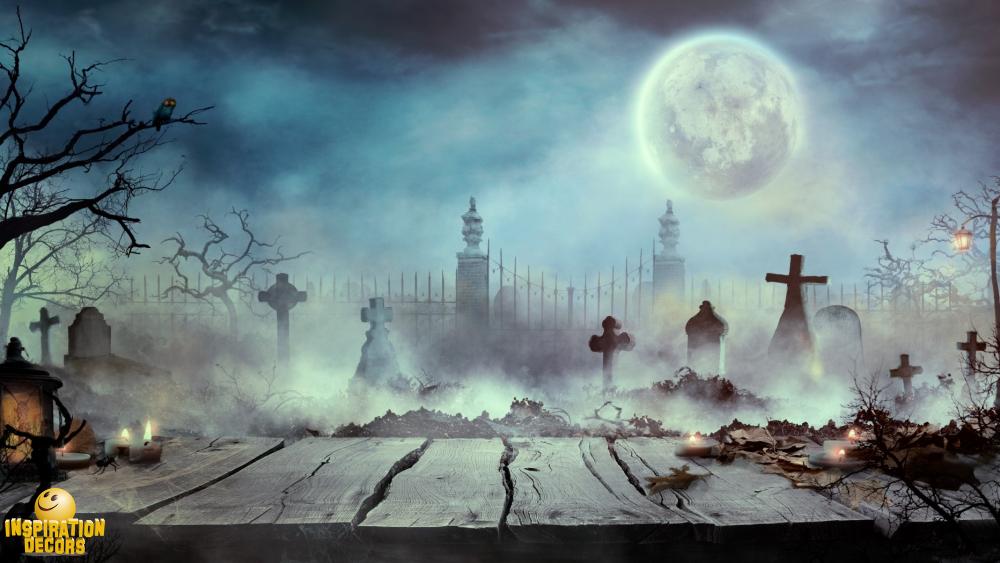 verhuur decor halloween kerkhof graveyard huren
