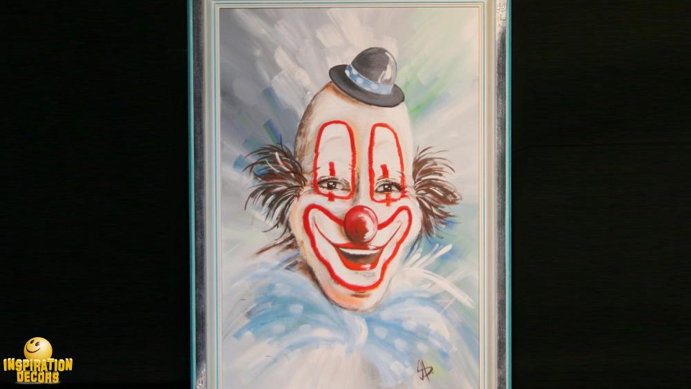 verhuur clown schilderij huren