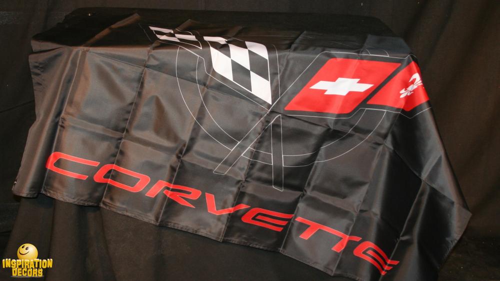 verhuur vlag Corvette C5 dealer garage huren