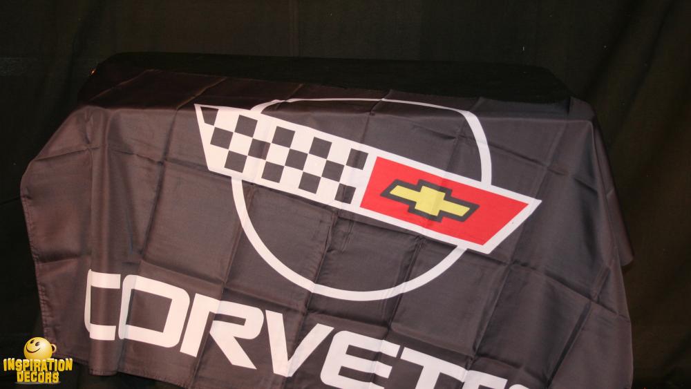 verhuur vlag garage dealer Corvette C4 huren