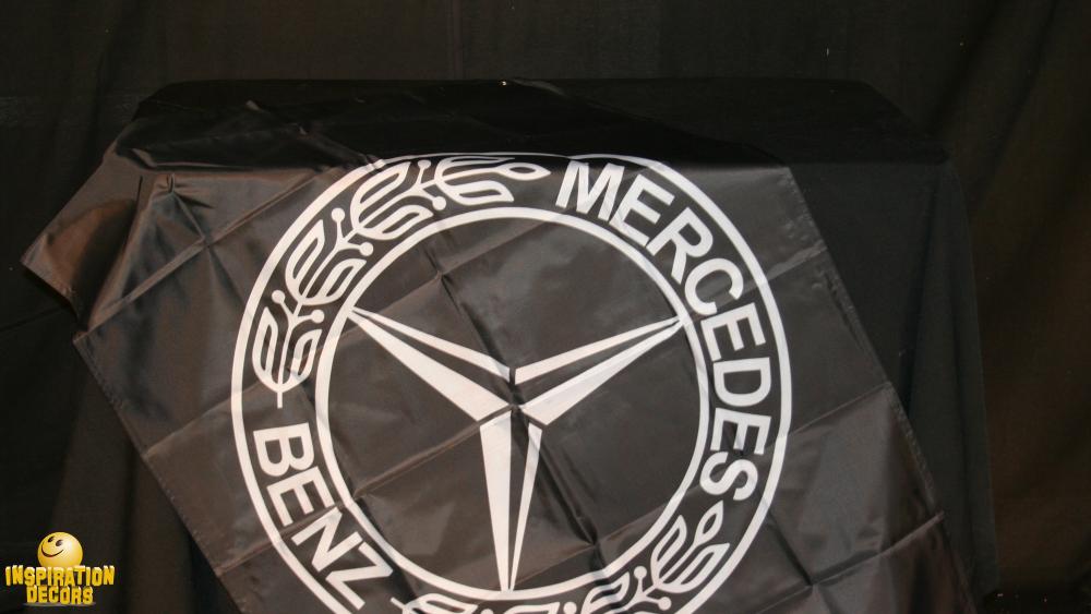 verhuur vlag dealer garage Mercedes Benz huren