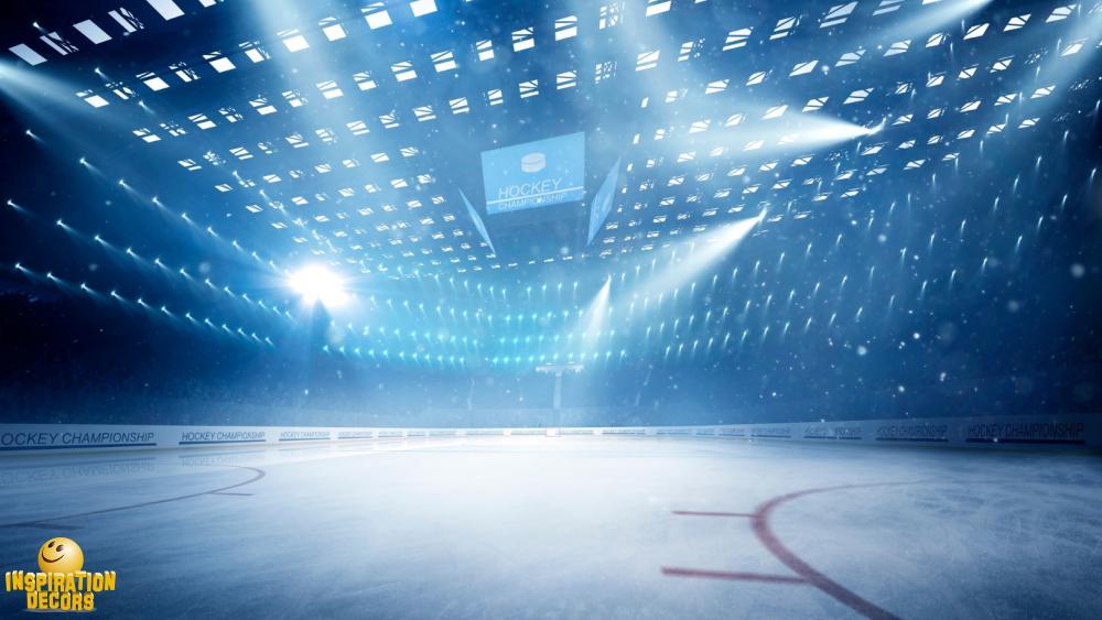 verhuur decor ijshockey stadion veld huren