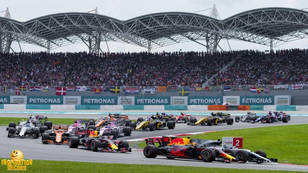 verhuur decor F1 circuit Kuala Lumpur Malaysia huren