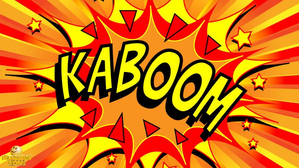 verhuur decor backdrop Kaboom huren