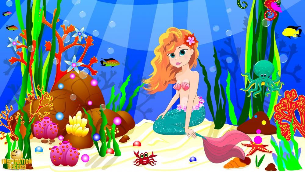 verhuur decor de kleine zeemeermin little mermaid huren