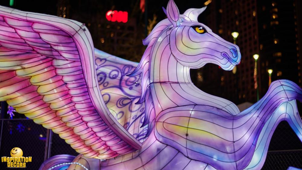 verhuur decor Chinees lichtfestival paard huren