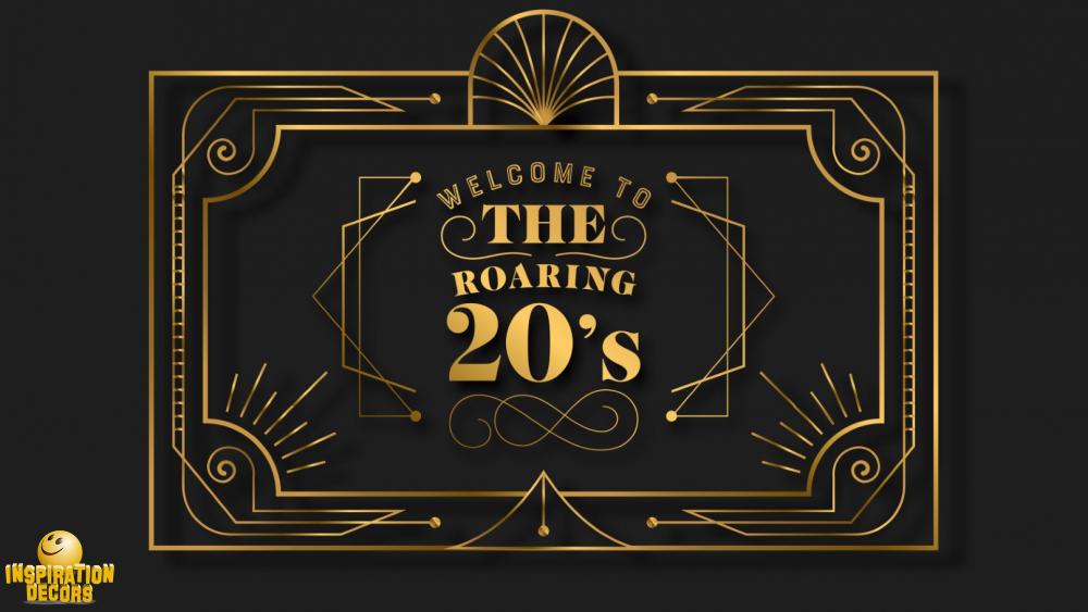 verhuur decor sign roaring 20's twenties huren