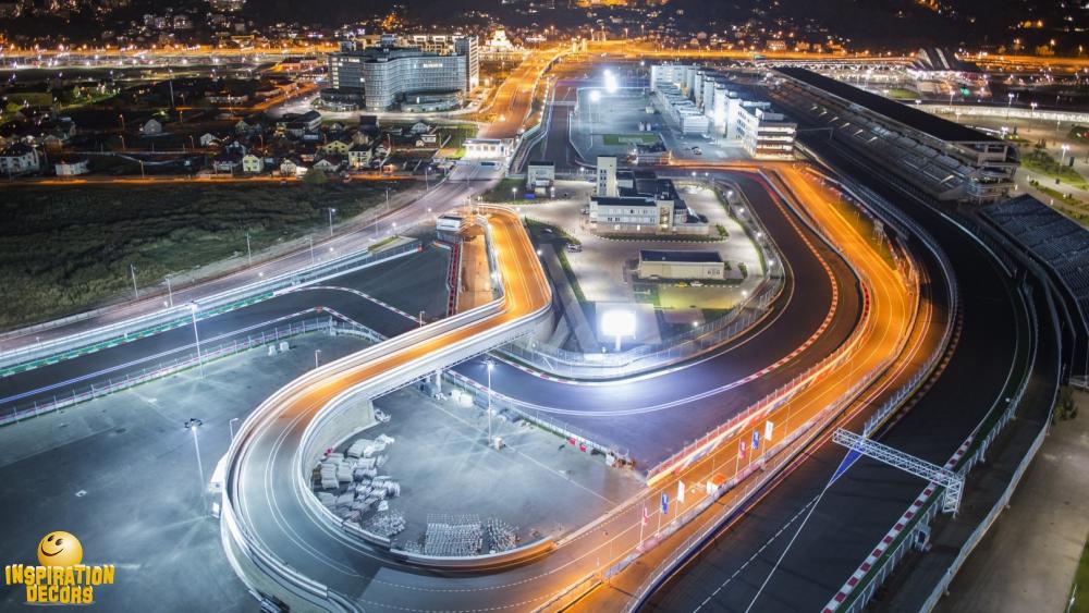 verhuur decor F1 circuit Sochi huren