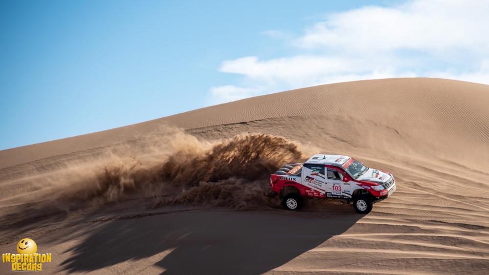 verhuur decor Dakar rally woestijn huren