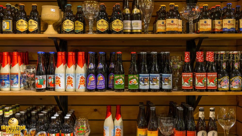 verhuur decor beers on shelf for rent