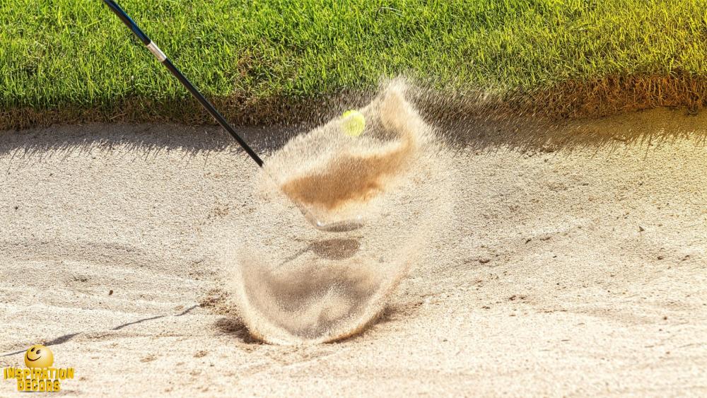 verhuur decor golf bunker shot huren