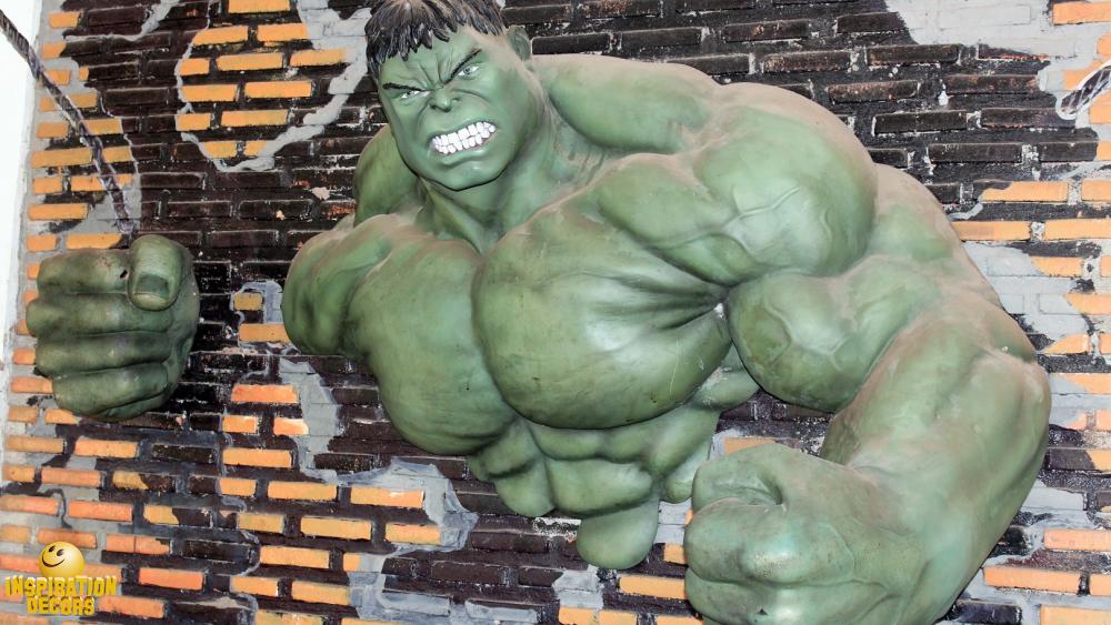 verhuur decor doek Hulk huren