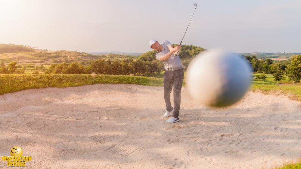 verhuur decor golf bunker shot huren