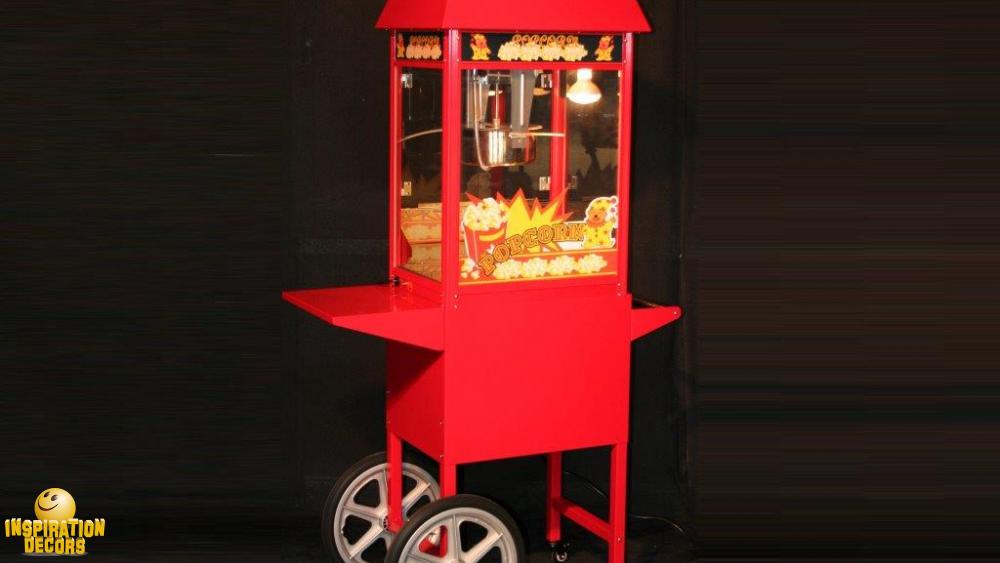 verhuur popcorn machine karretje  huren