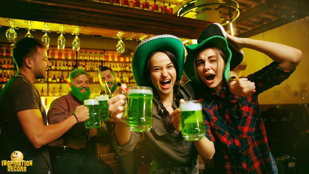 verhuur decor backdrop St Patrick's party te huur