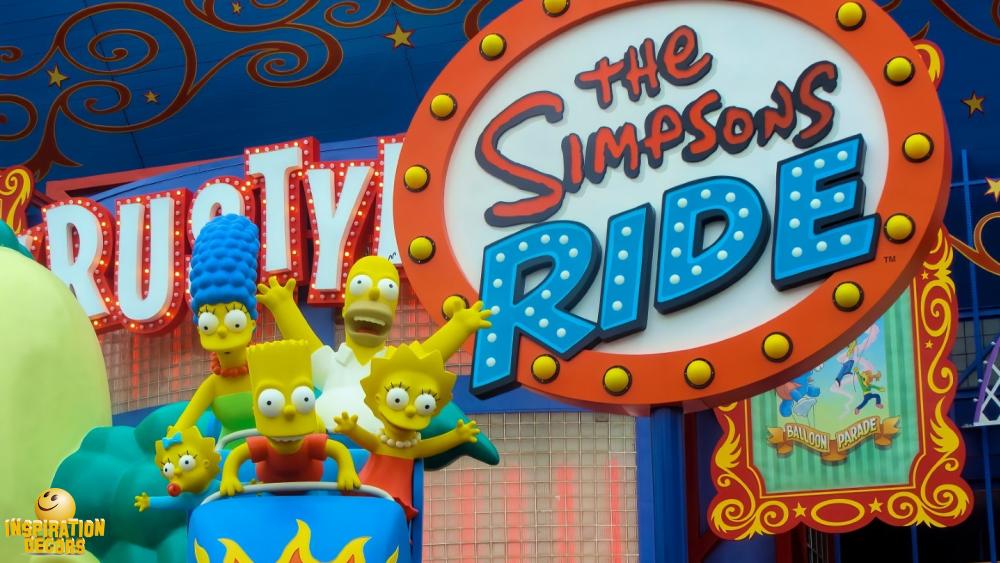 verhuur decor backdrop the simpsons huren