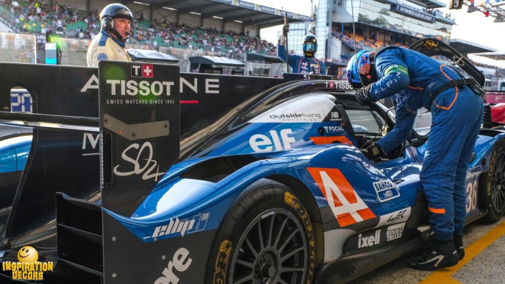 verhuur decor 24uur Le mans pilotenwissel huren